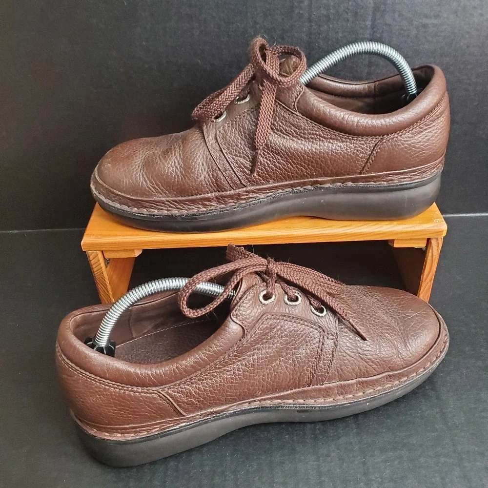 Propet Villager Men's‎ Oxford Shoe Orthotic Comfort Brown Leather 9.5 X Wide 3E